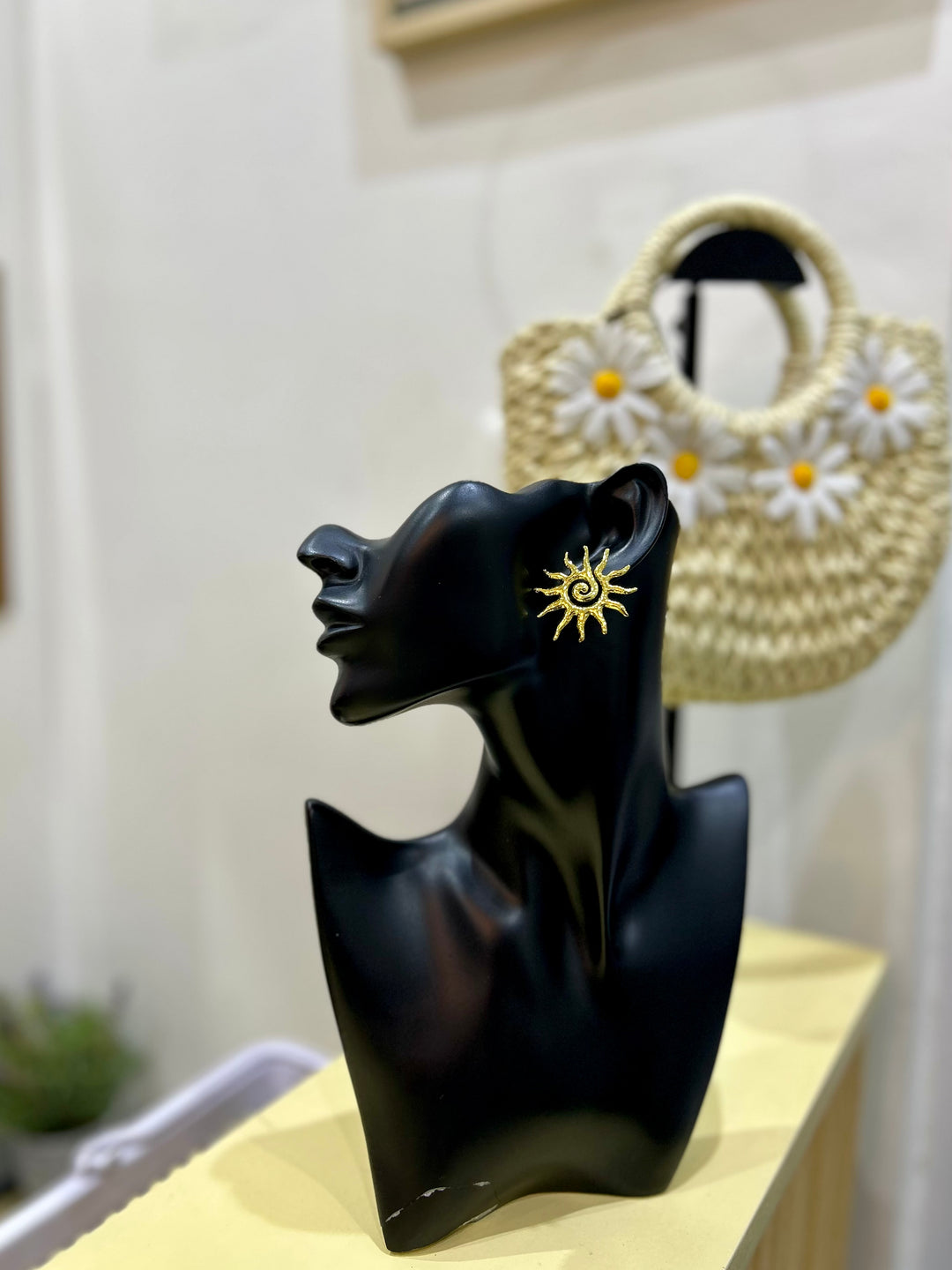 Sunshine gold earrings