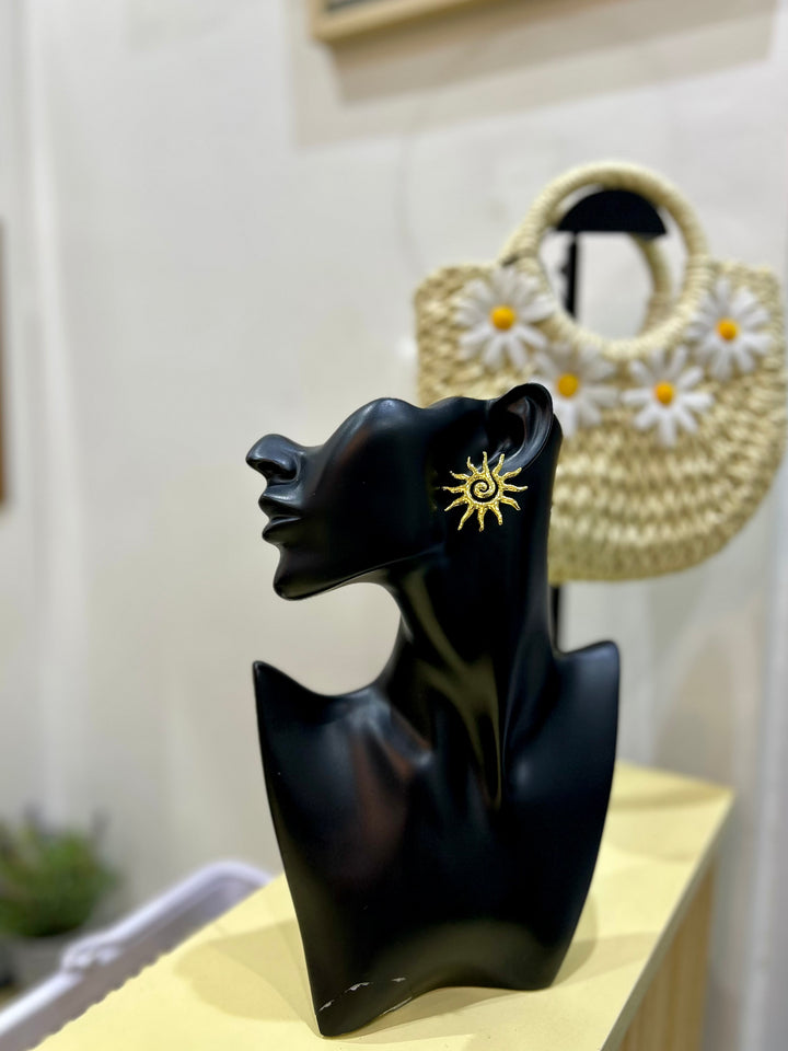 Sunshine gold earrings