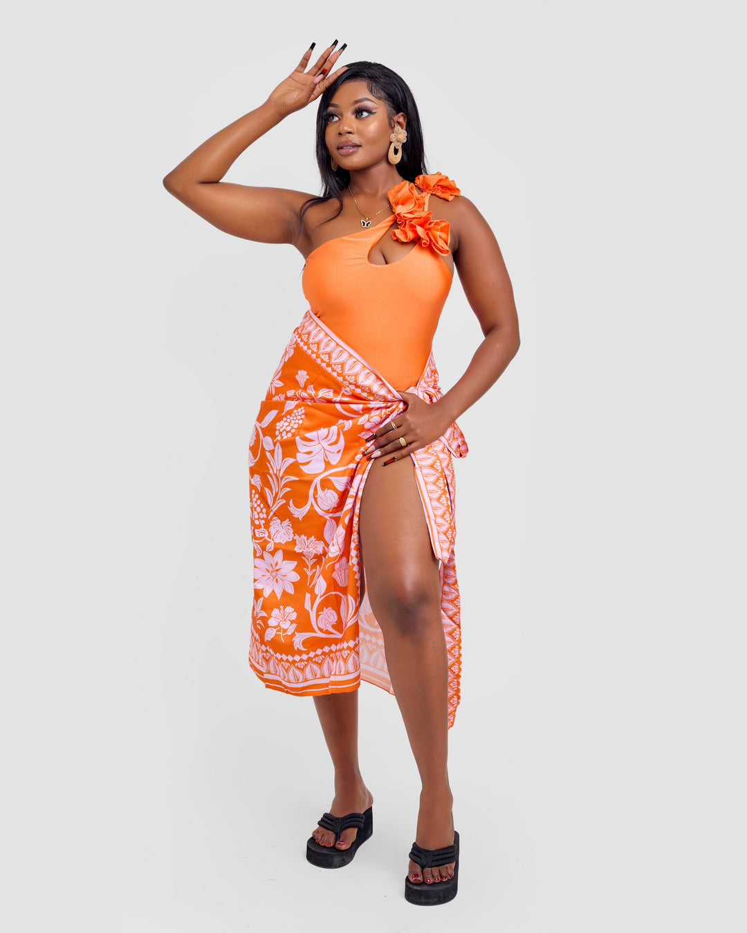 1 hand flower 1pc with sarong