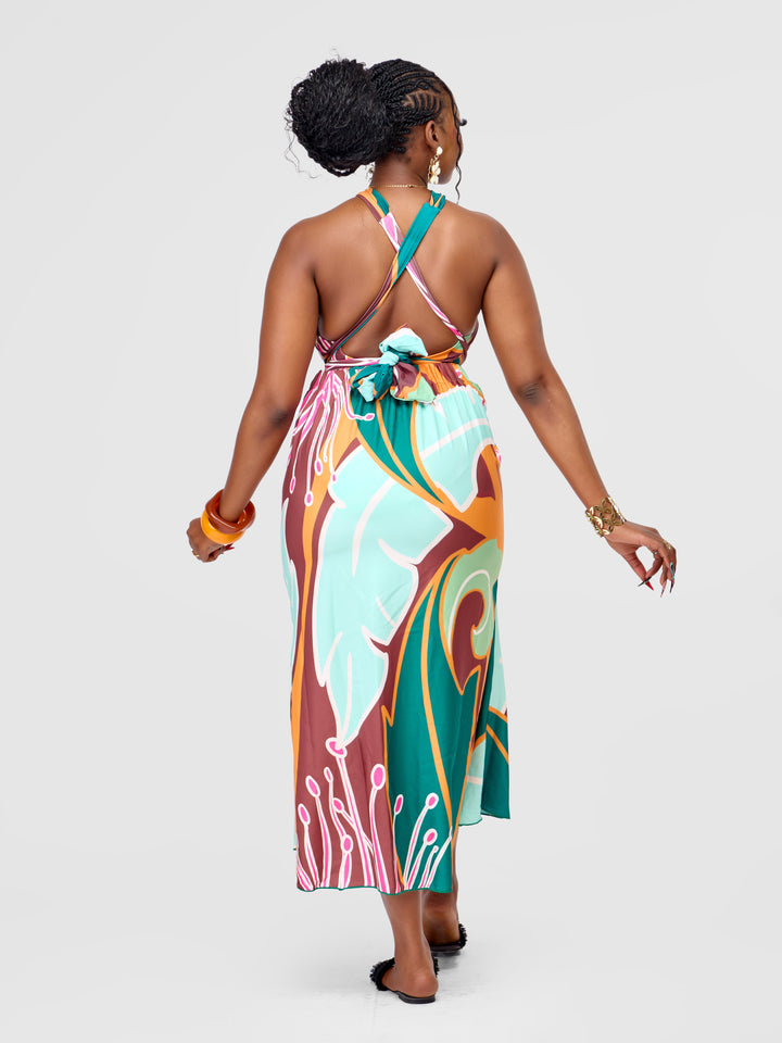 Illusion One-Piece Swimsuit with Cover Up