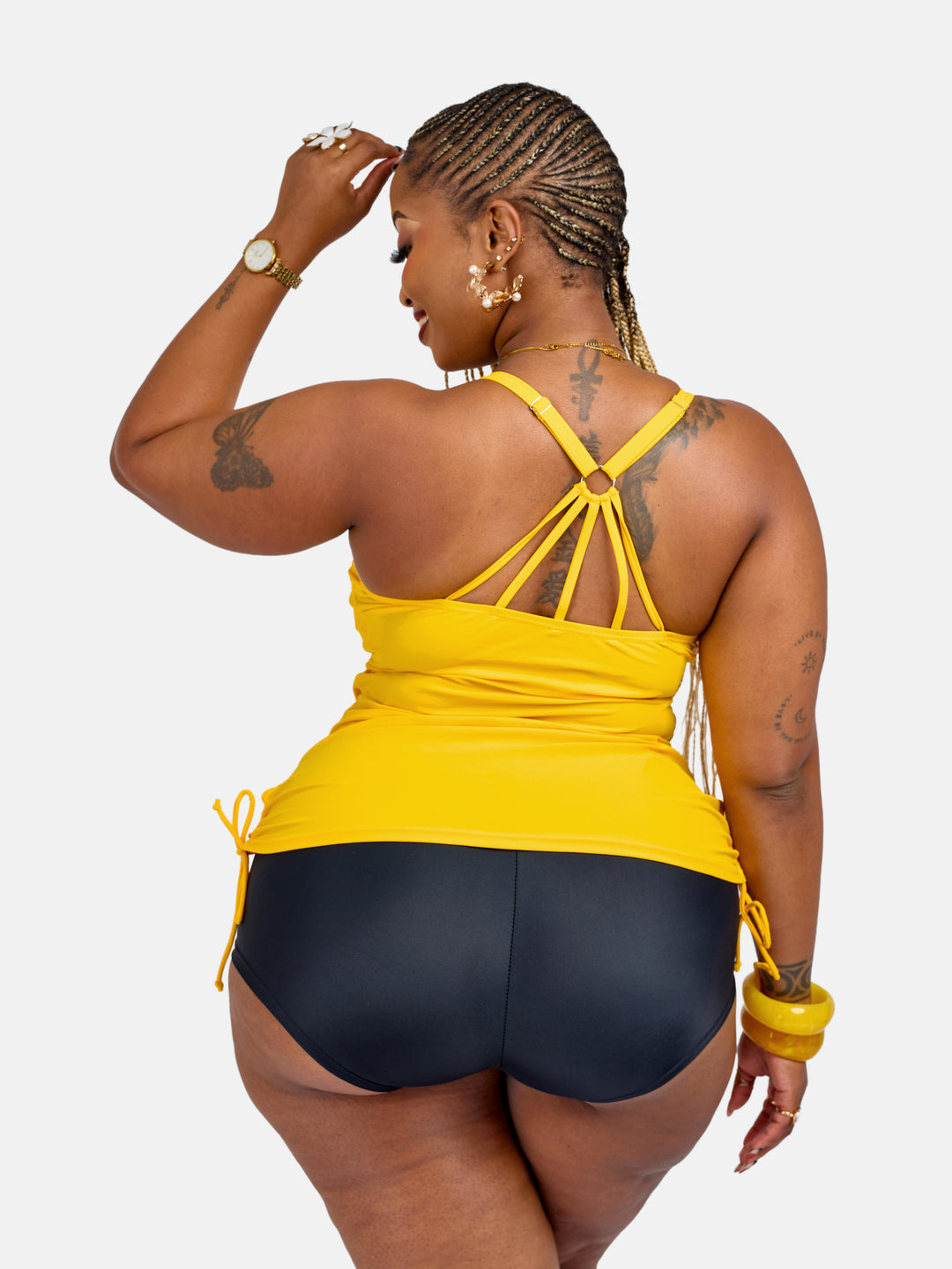 Tankini top with shorts