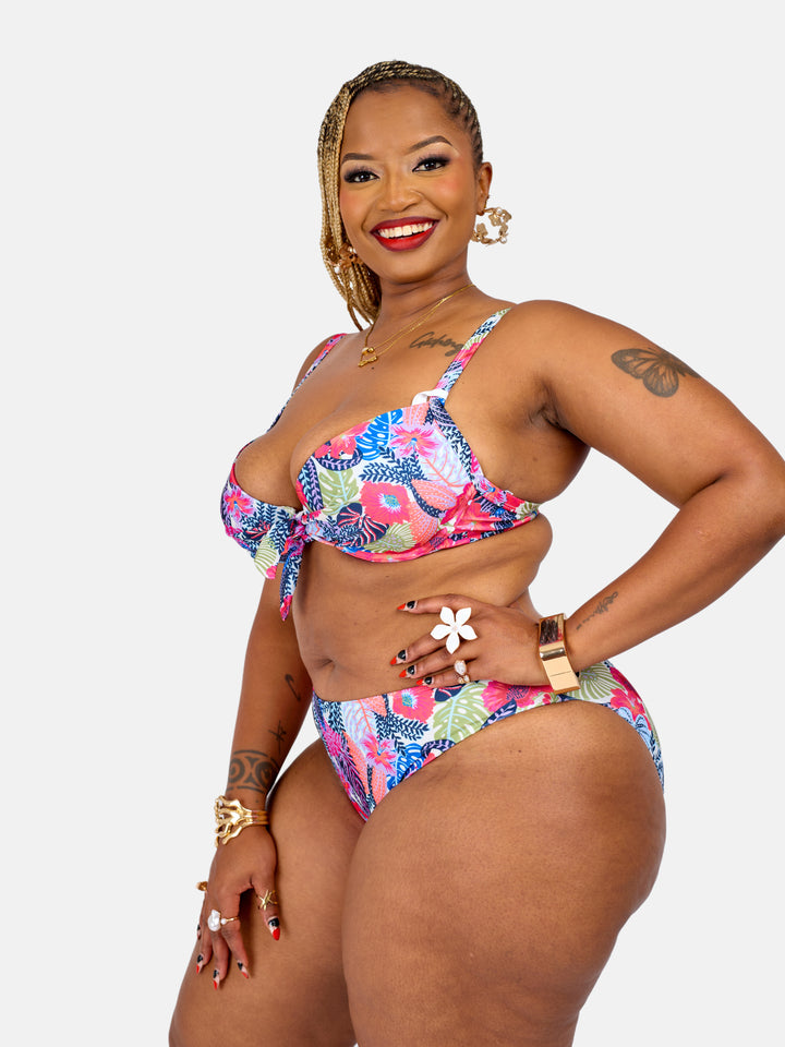 Floral printed  bikini