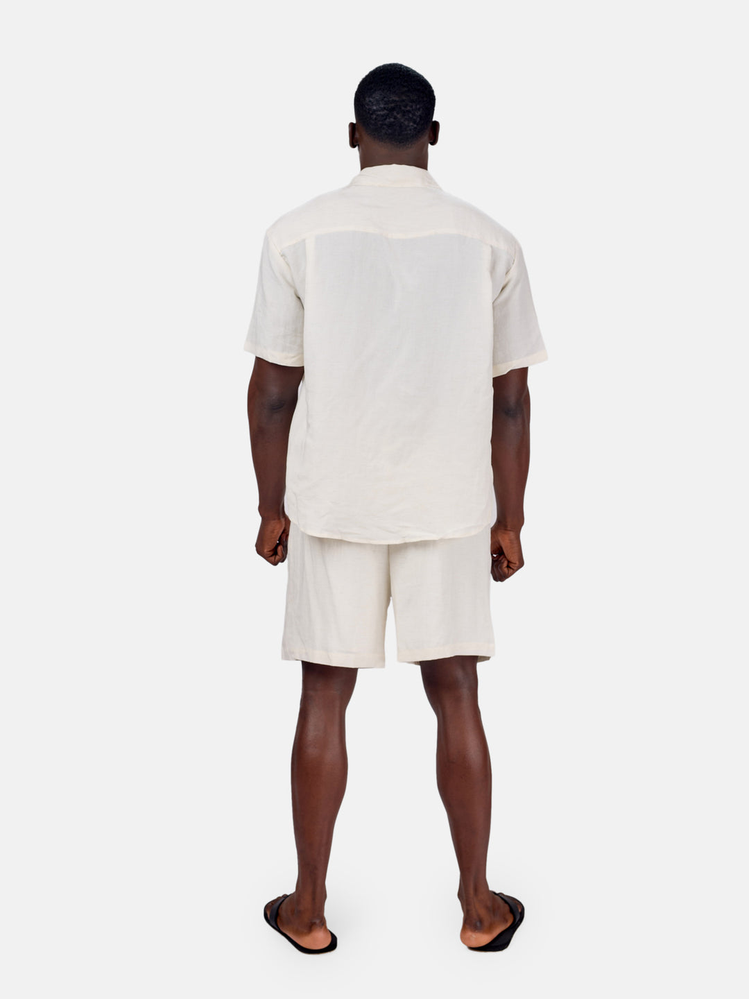 Men’s button down linen set