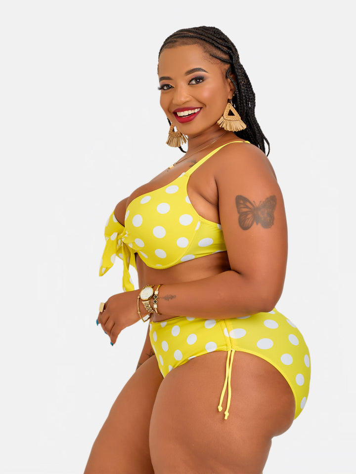 Polka plus size bikini