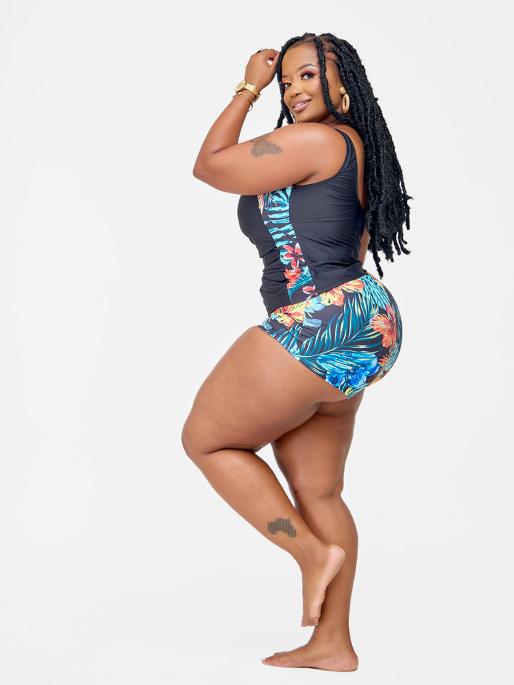 Plus sporty tankini set