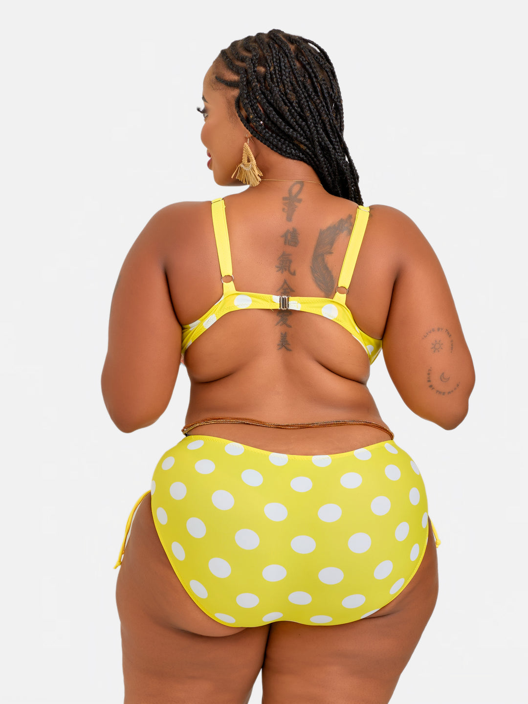 Polka plus size bikini