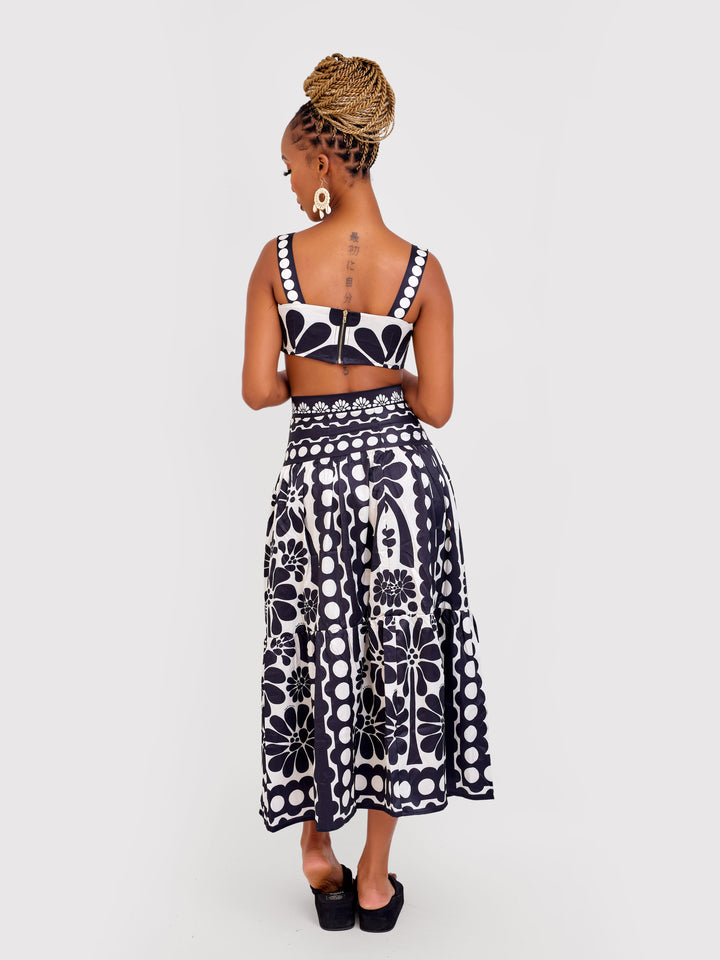 2pc summer skirt set