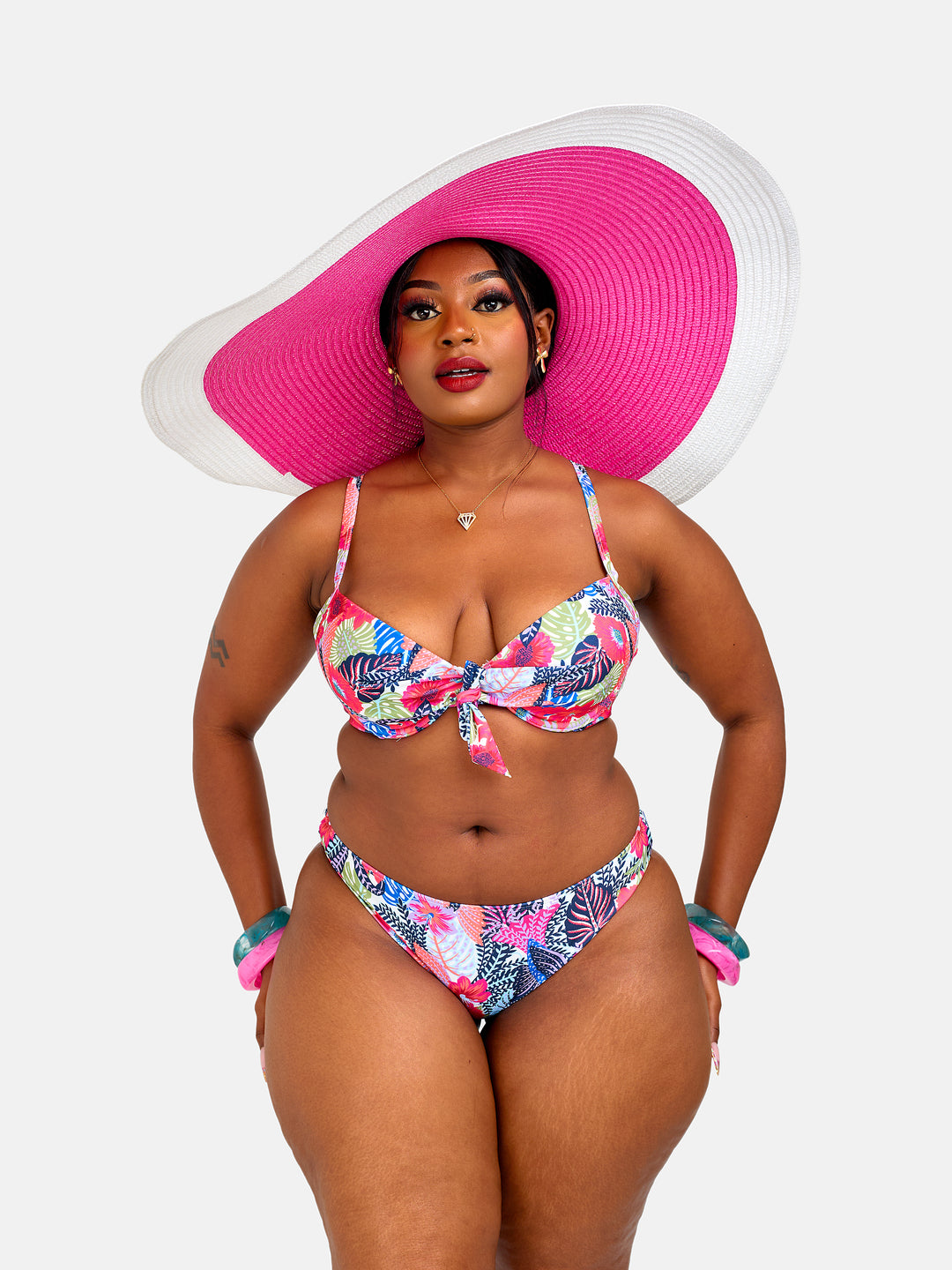 Floral printed  bikini